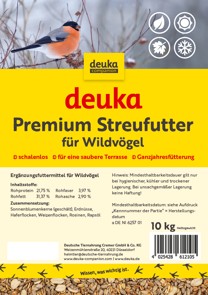 deuka Premium Streufutter, 10 kg
